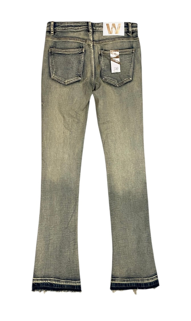 Waimea Vintage Wash Flair Jeans