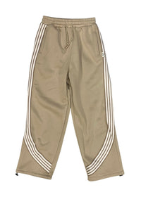 FLEECE STRIPED BAGGY PANTS( Tan ) P1231