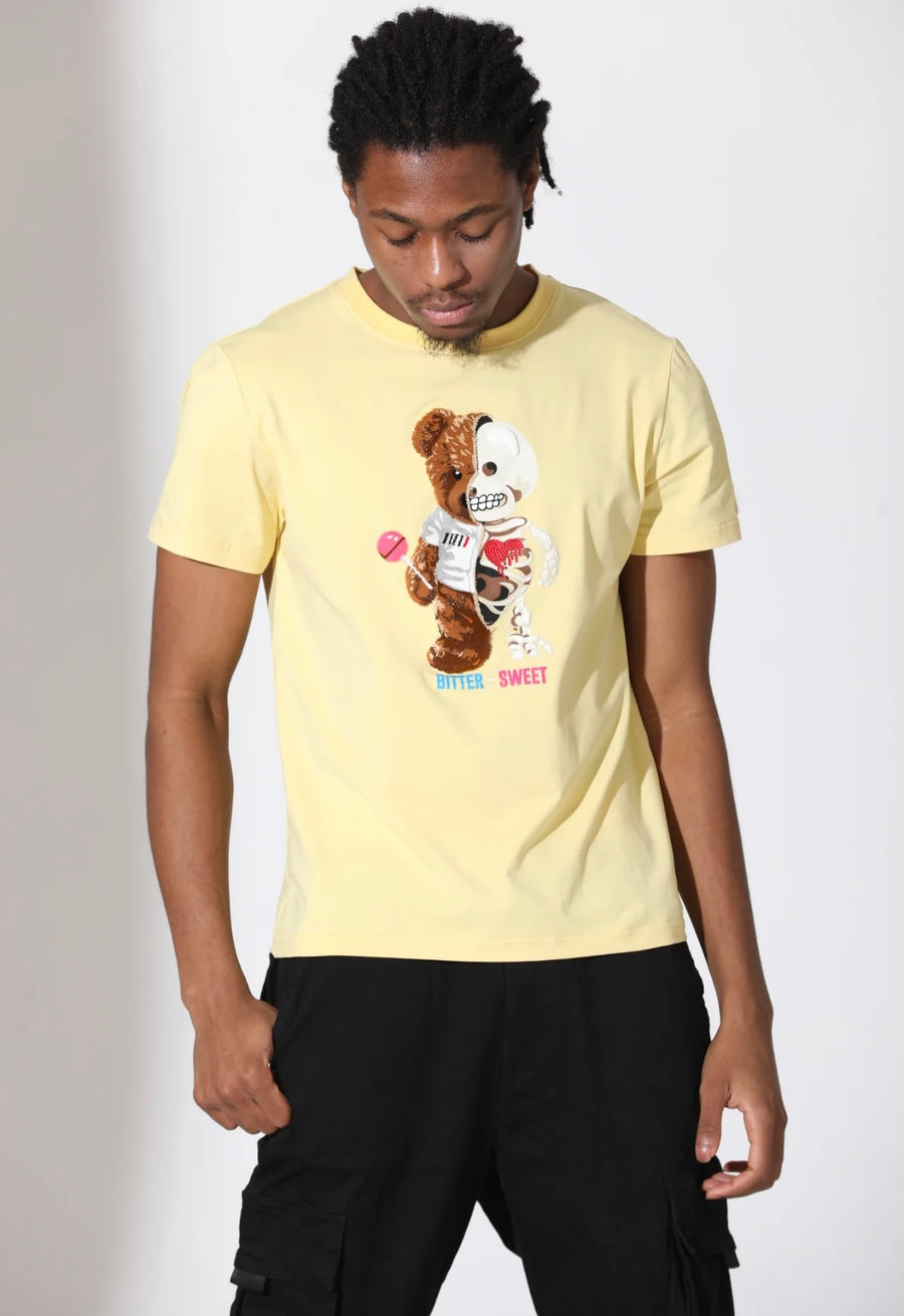 BITTER-SWEET Mens Graphic Fitted T-shirt