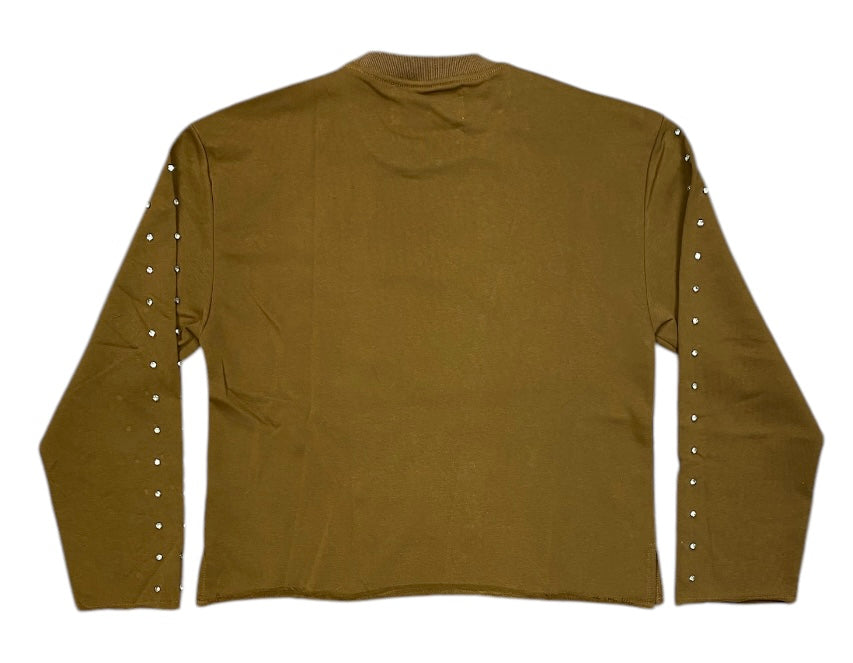 Cowboy Long Sleeve Cropped Shirt