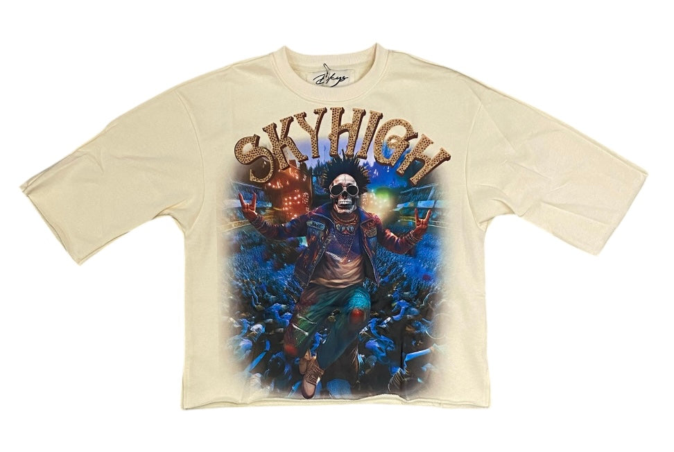 Sky High Cropped T-Shirt