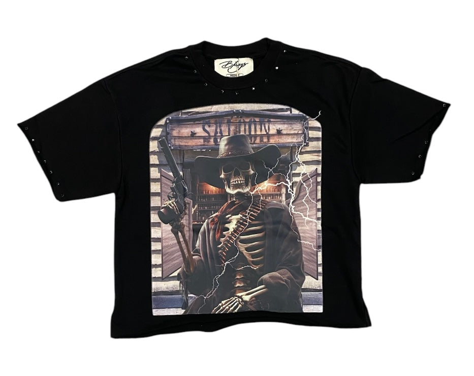 Reaper Of The West Cropped T-Shirt