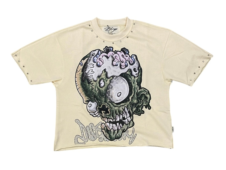Disaster Cropped T-Shirt T1286