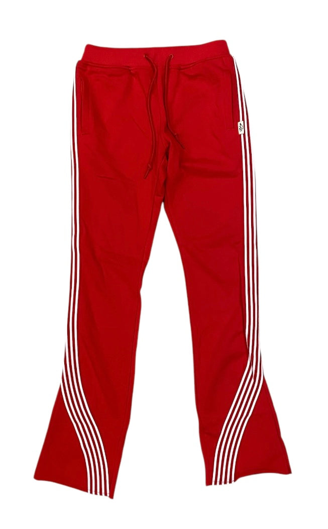 Fleece Striped Stack Sweatpants