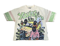 Young & Rich Cropped T-Shirt