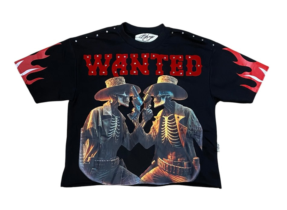 Wanted Cropped T-Shirt