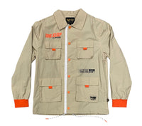 NUAL Men's premium crispy nylon long sleeve coach jacket’s