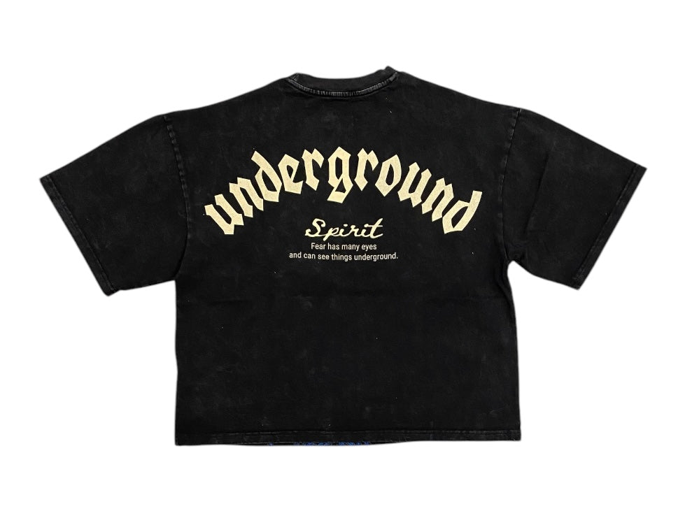 Underground Cropped T-Shirt