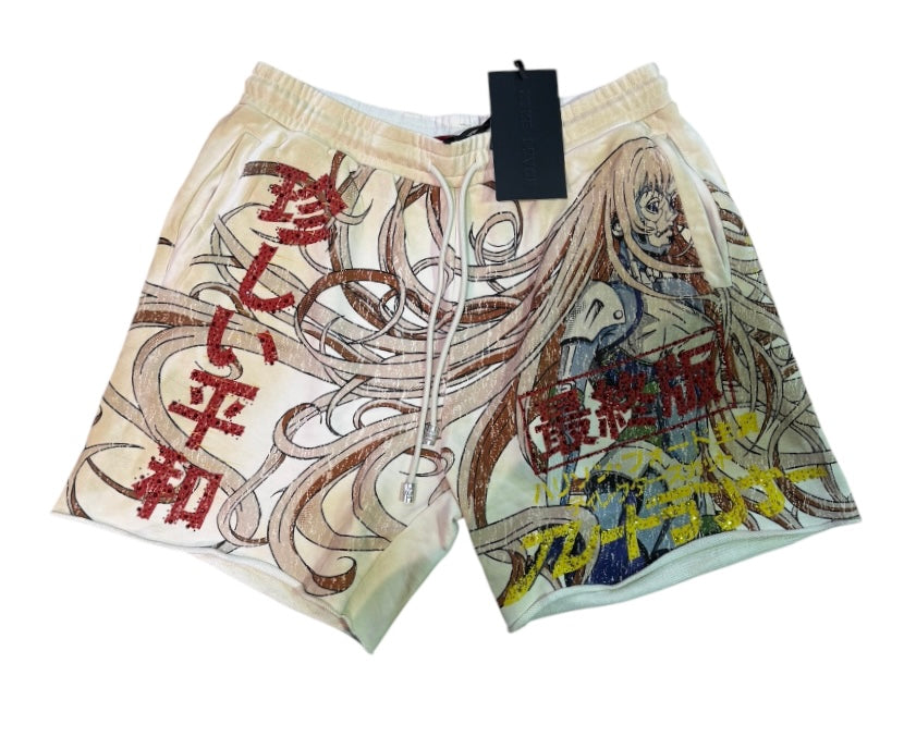 Rare peace shorts Ecru RS6001