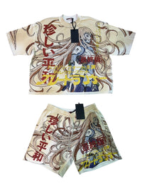 Cropped Japanese shirt Ecru RT6001