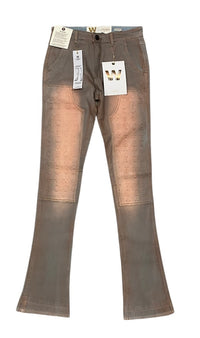 Stacked Fit Blue Grey Wash Jeans