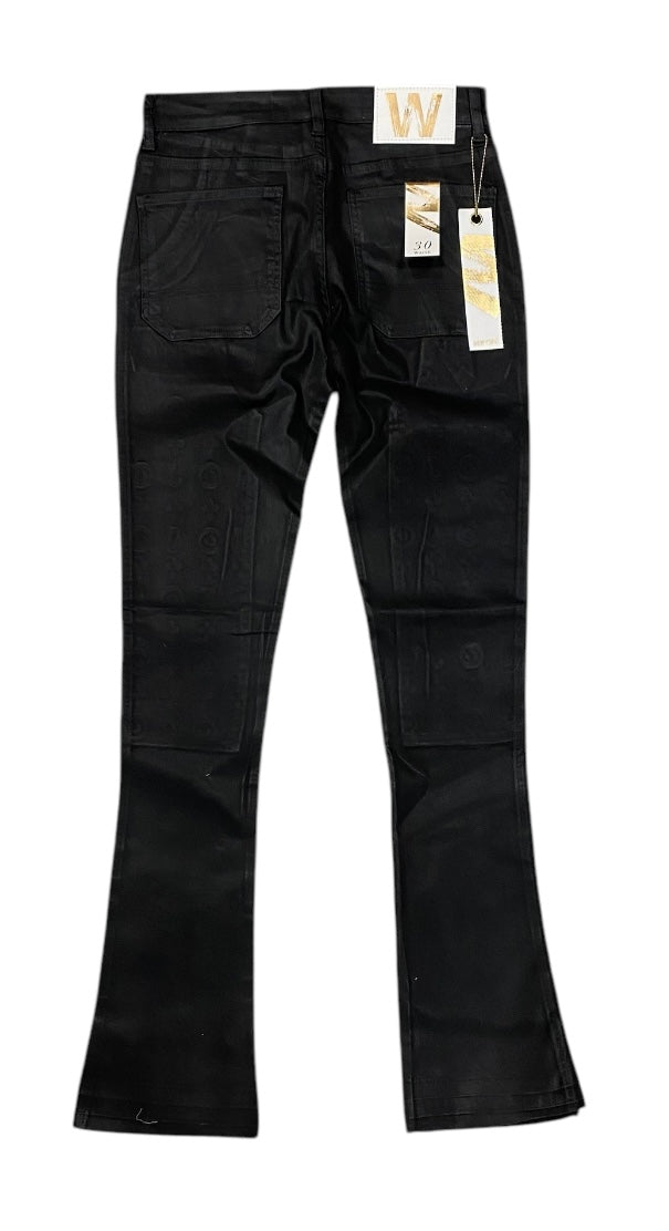 Stacked Fit Black Jeans