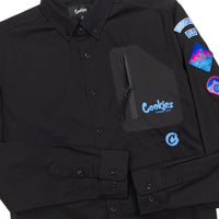 TREE DIVISION LS COTTON TWILL WOVEN BUTTON UP