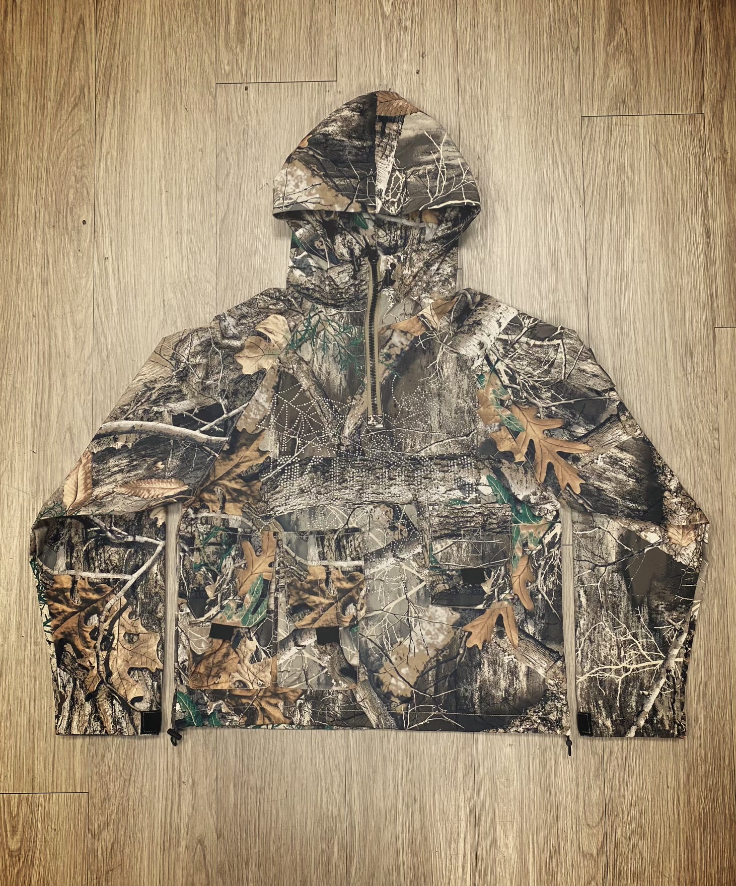 Windbreaker Jacket Hunter Camo with stones