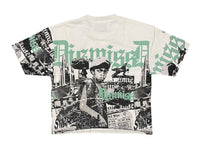 "DISMISS" 3/4 SLEEVE F-TERRY