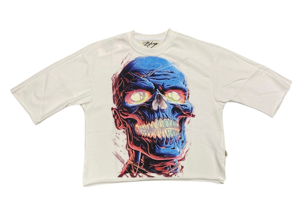 HUSTLE CLUB CROPPED T-SHIRT T1265