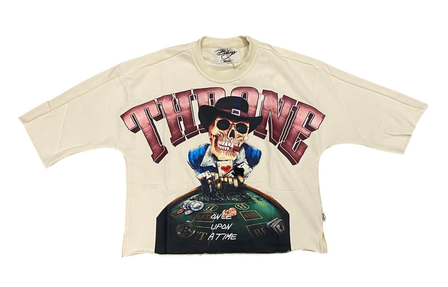 THRONE CROPPED T-SHIRT T1241