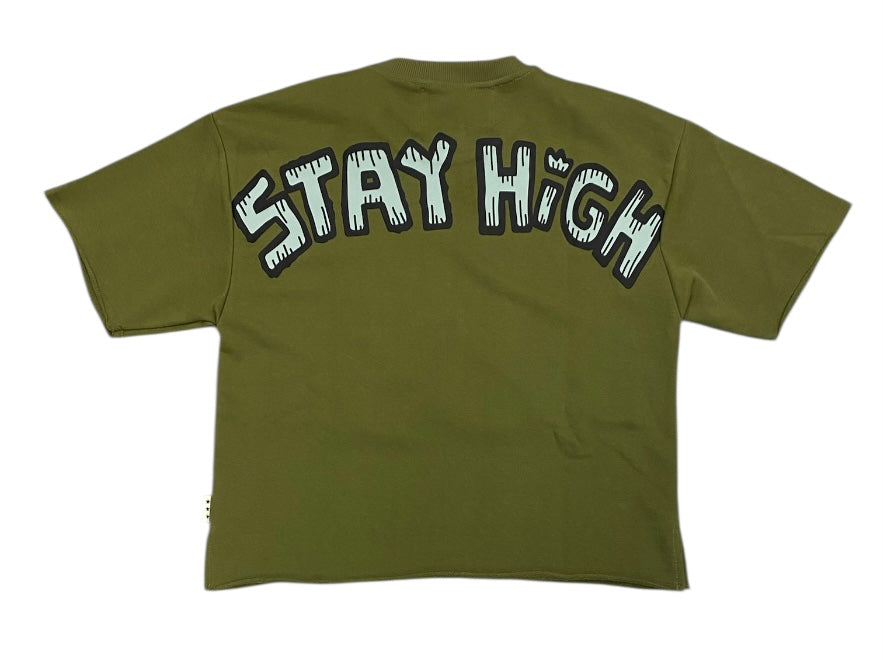 STAY HIGH CROPPED T-SHIRT T1199
