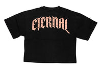 Eternal cropped Tshirt black flt527