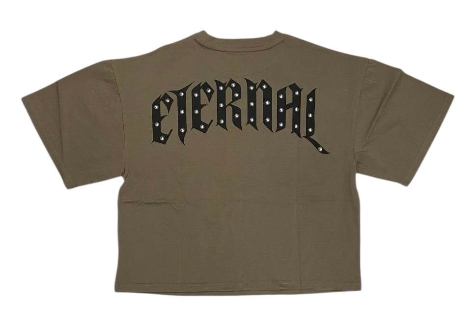 Eternal cropped shirt olive FLT527