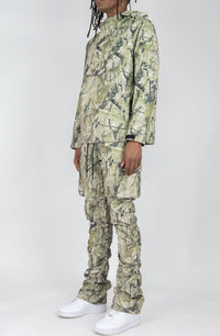 SAGE CAMO NYLON CARGO PANTS