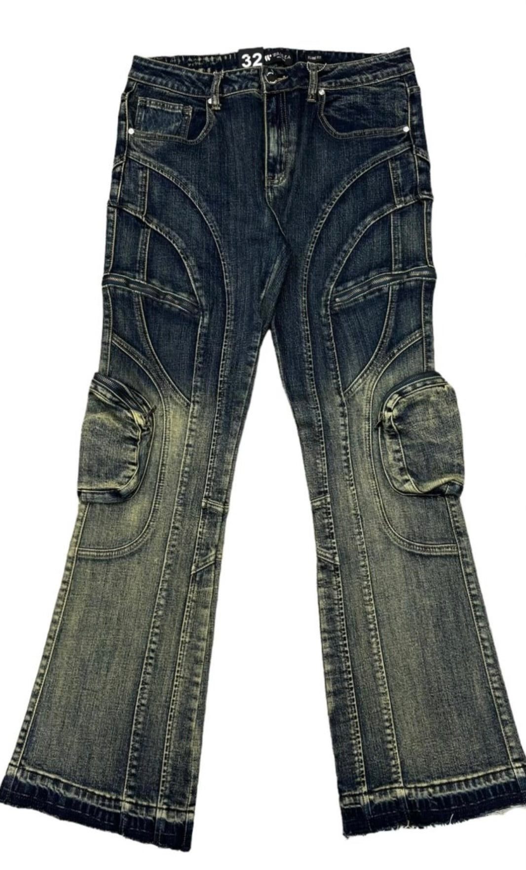MEN’S WAIMEA STACKED FIT INDIGO WASH JEANS