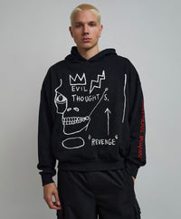 Basquiat Evil Thoughts Hoodie