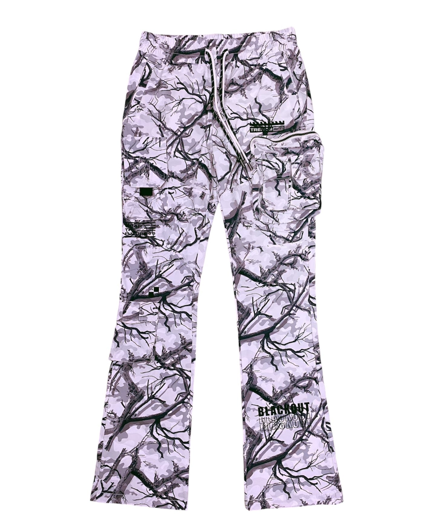 windbreaker white tree pants