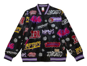 NBA SLAP STICKER REVERSIBLE JACKET RAPTORS