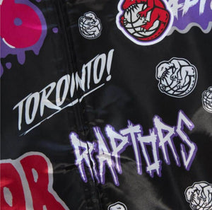 NBA SLAP STICKER REVERSIBLE JACKET RAPTORS