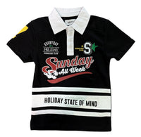 Sunday polo shirt Black