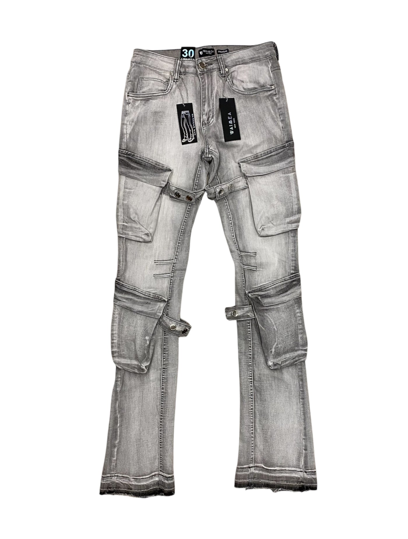 Stacked cargo pants