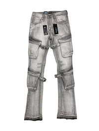 Stacked cargo pants