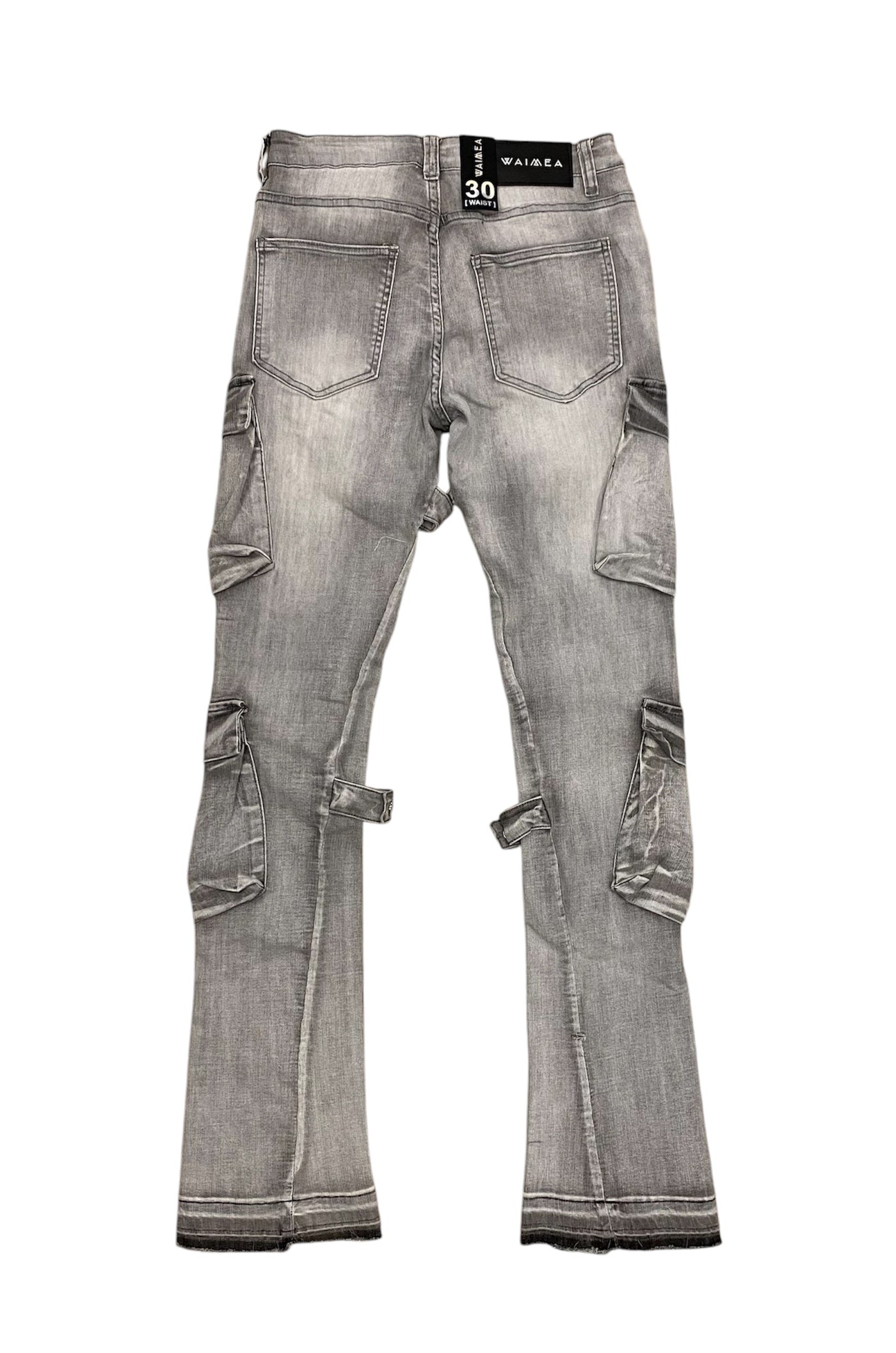 Stacked cargo pants