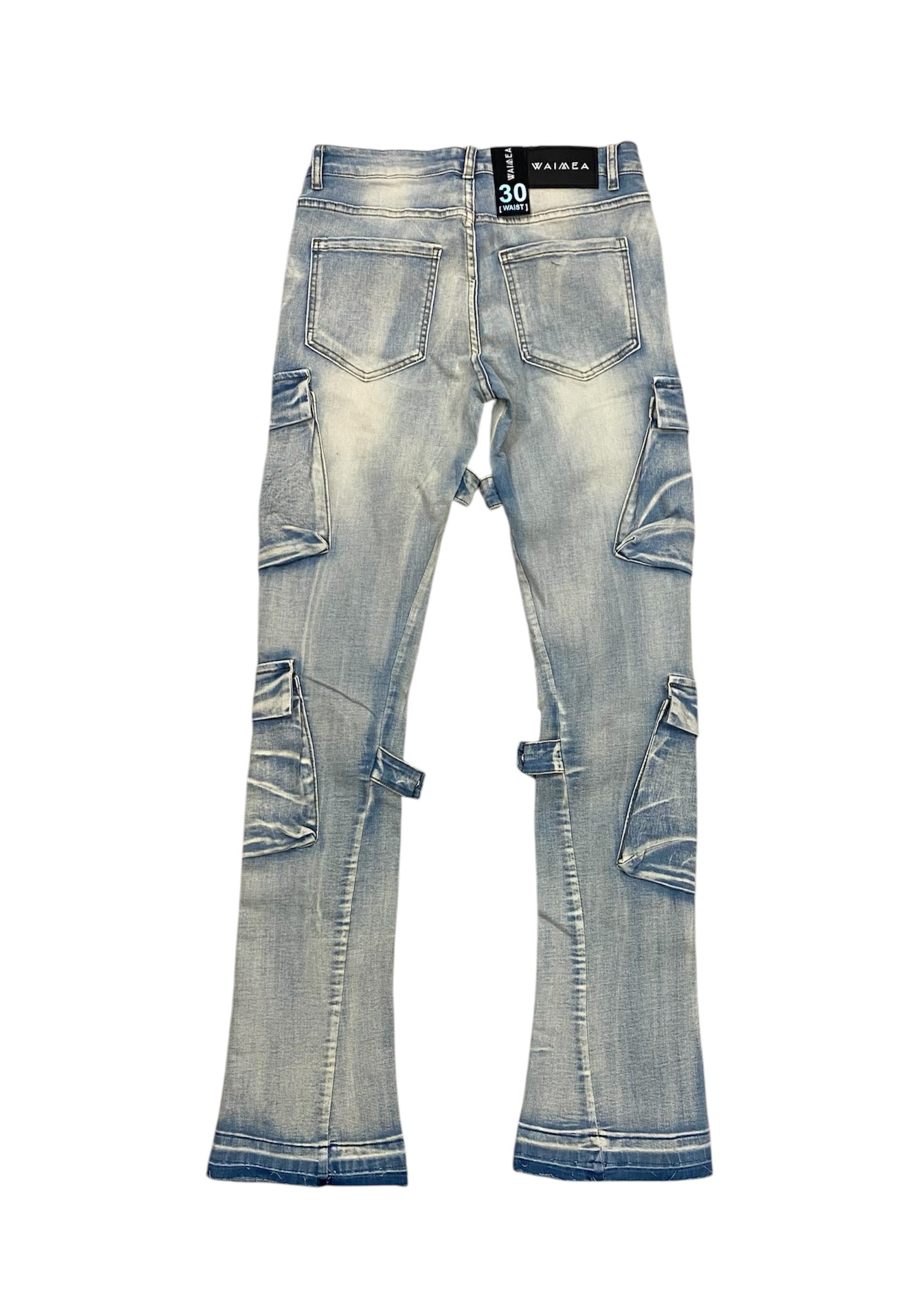 Stacked cargo pants