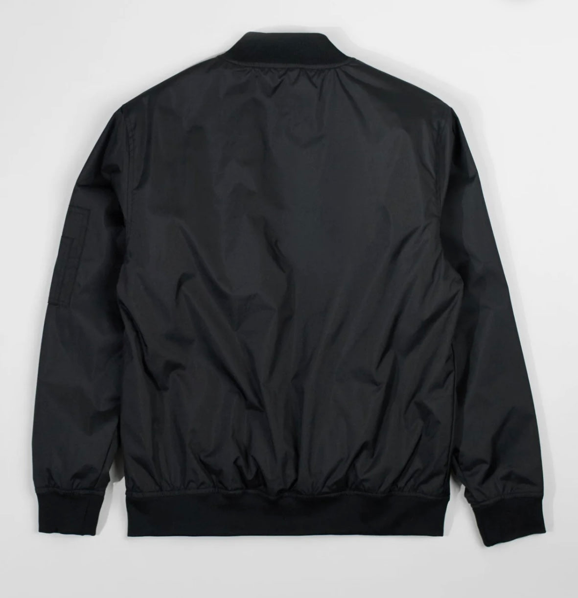 Destroyer Nylon Bomber Jacket - Black
