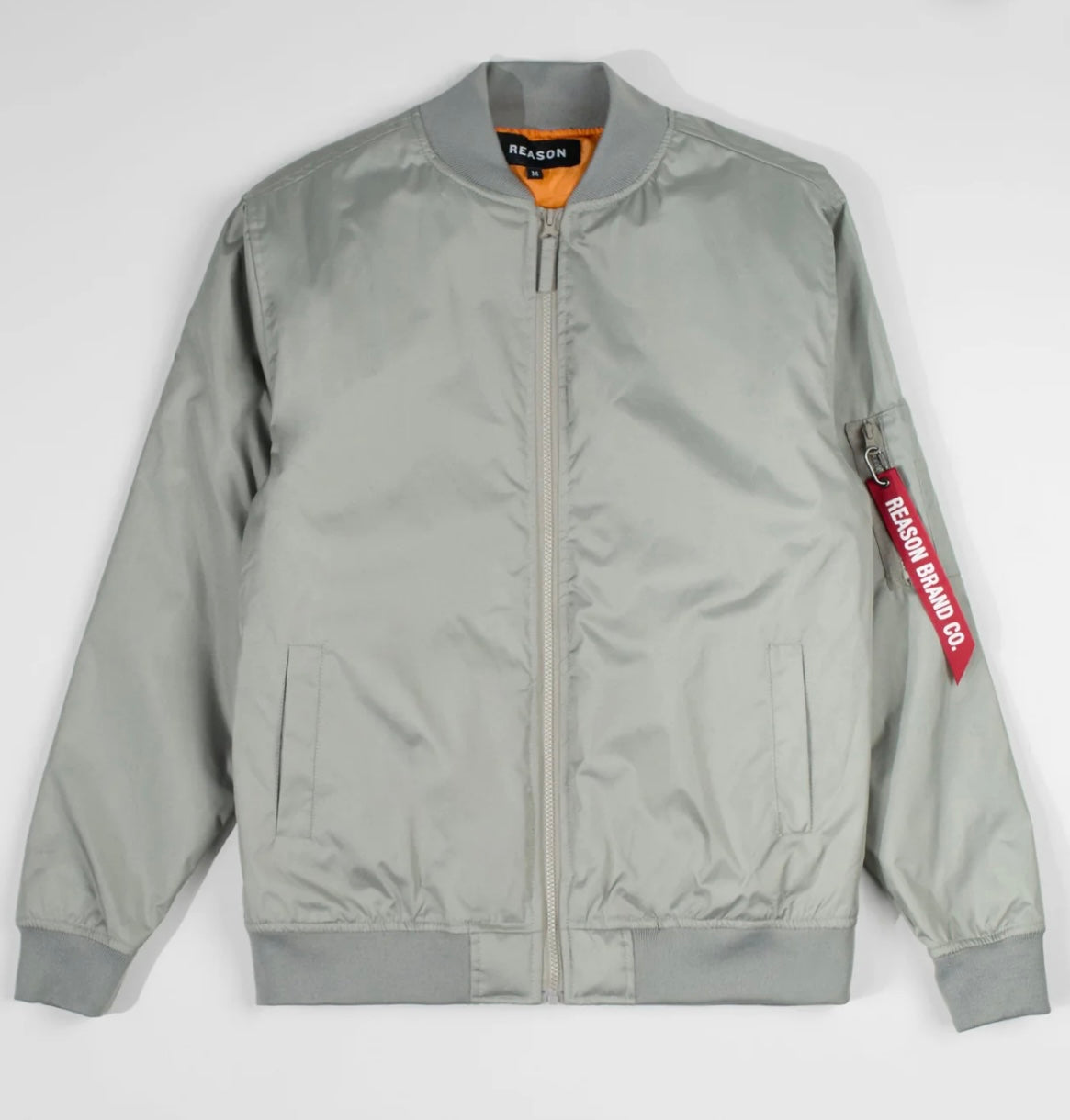 Destroyer Nylon Bomber Jacket - Grey