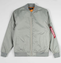 Destroyer Nylon Bomber Jacket - Grey