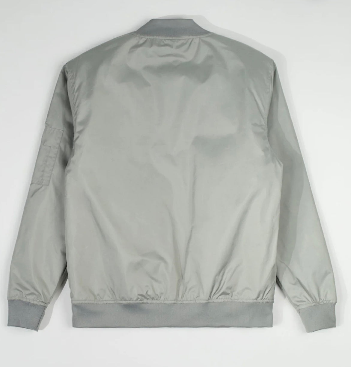Destroyer Nylon Bomber Jacket - Grey