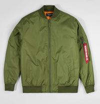 Destroyer Nylon Bomber Jacket - Green