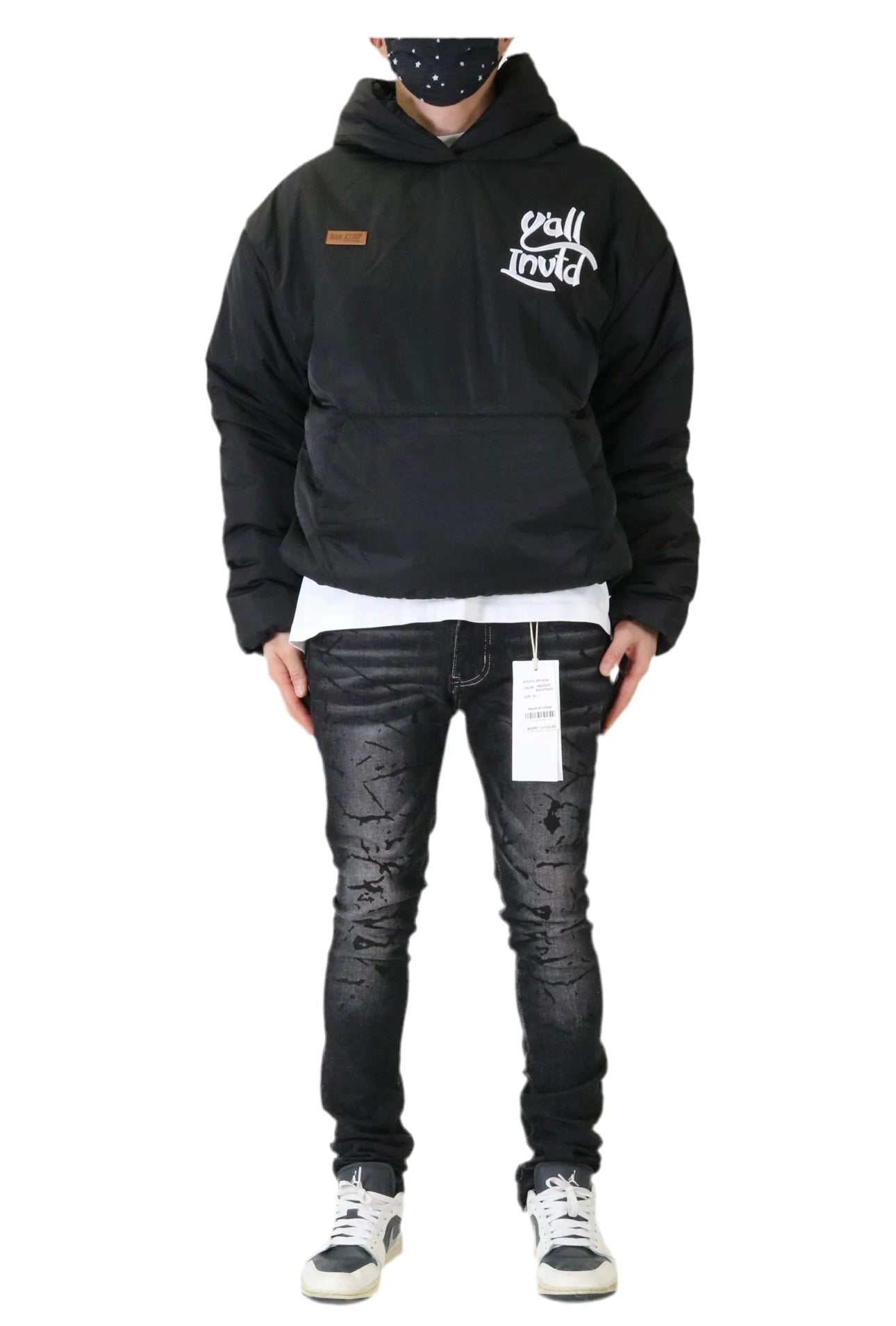 KOALA Padded Crop Style Nylon Pullover Jacket