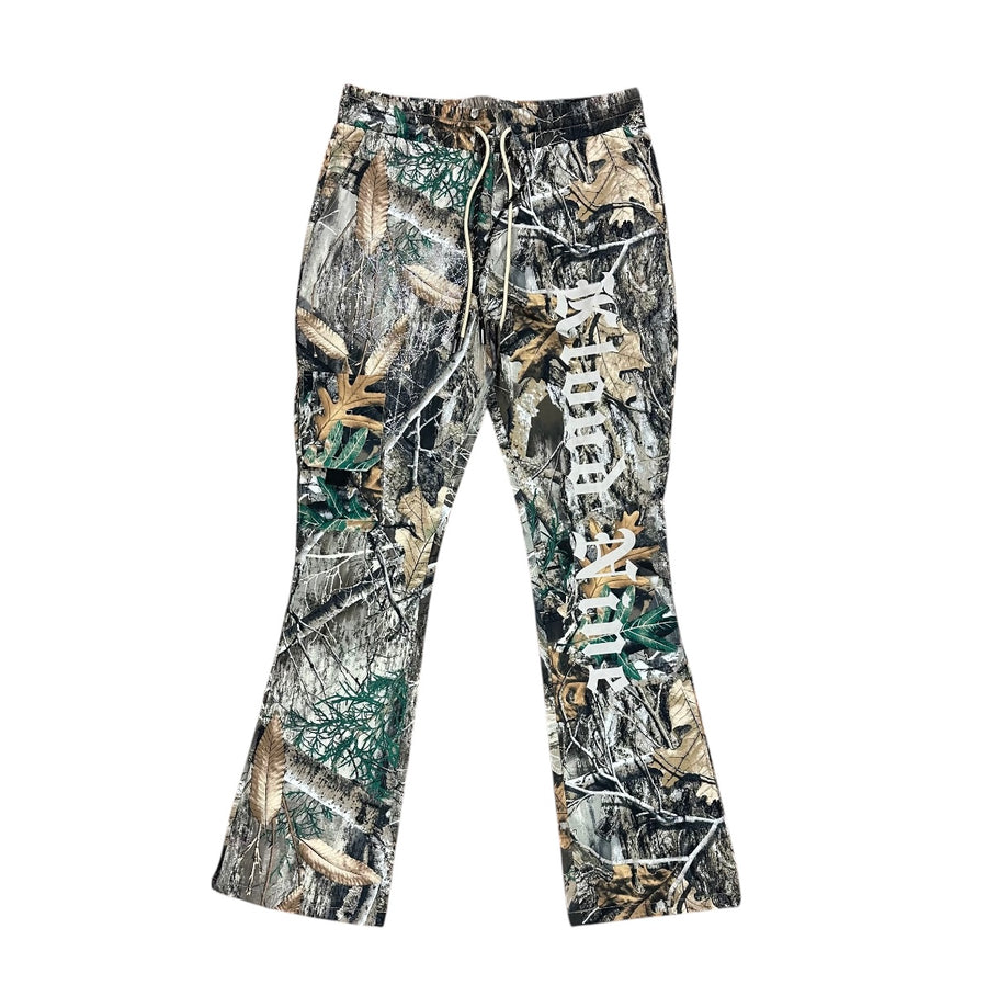 Windbreaker pants with stones