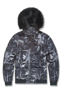 CROSS BAY BOMBER JACKET (REAL TREE BLACK)