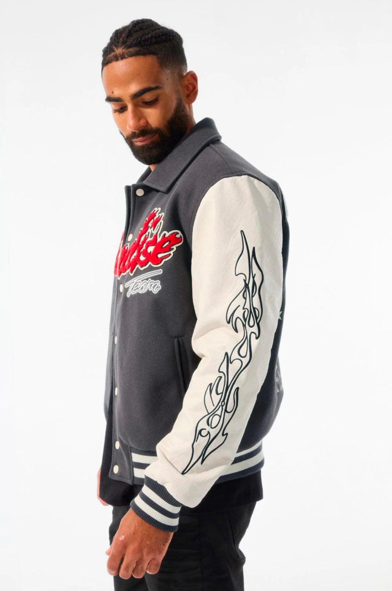 PARADISE TOUR VARSITY JACKET (OFF BLACK)