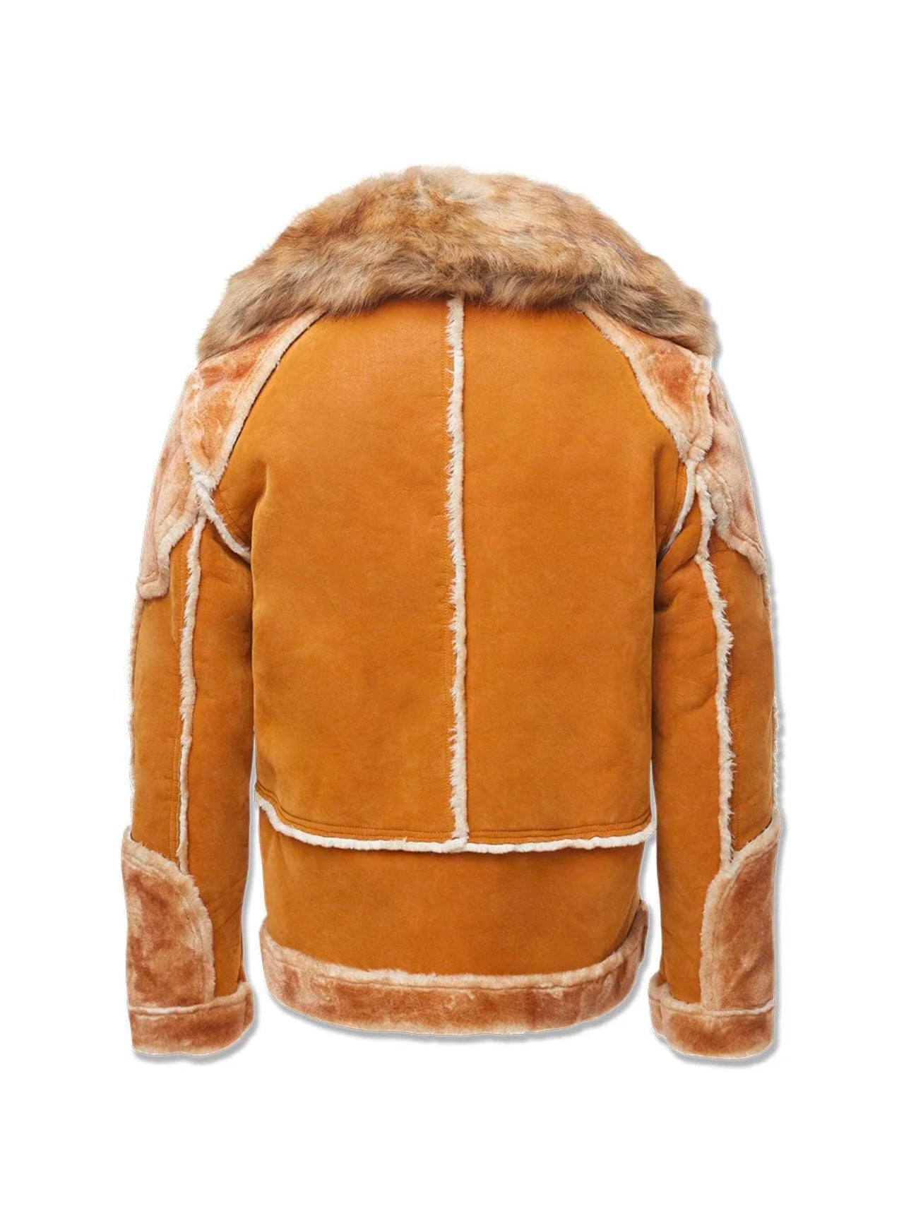 EL JEFE SHEARLING MOTO JACKET (COGNAC)