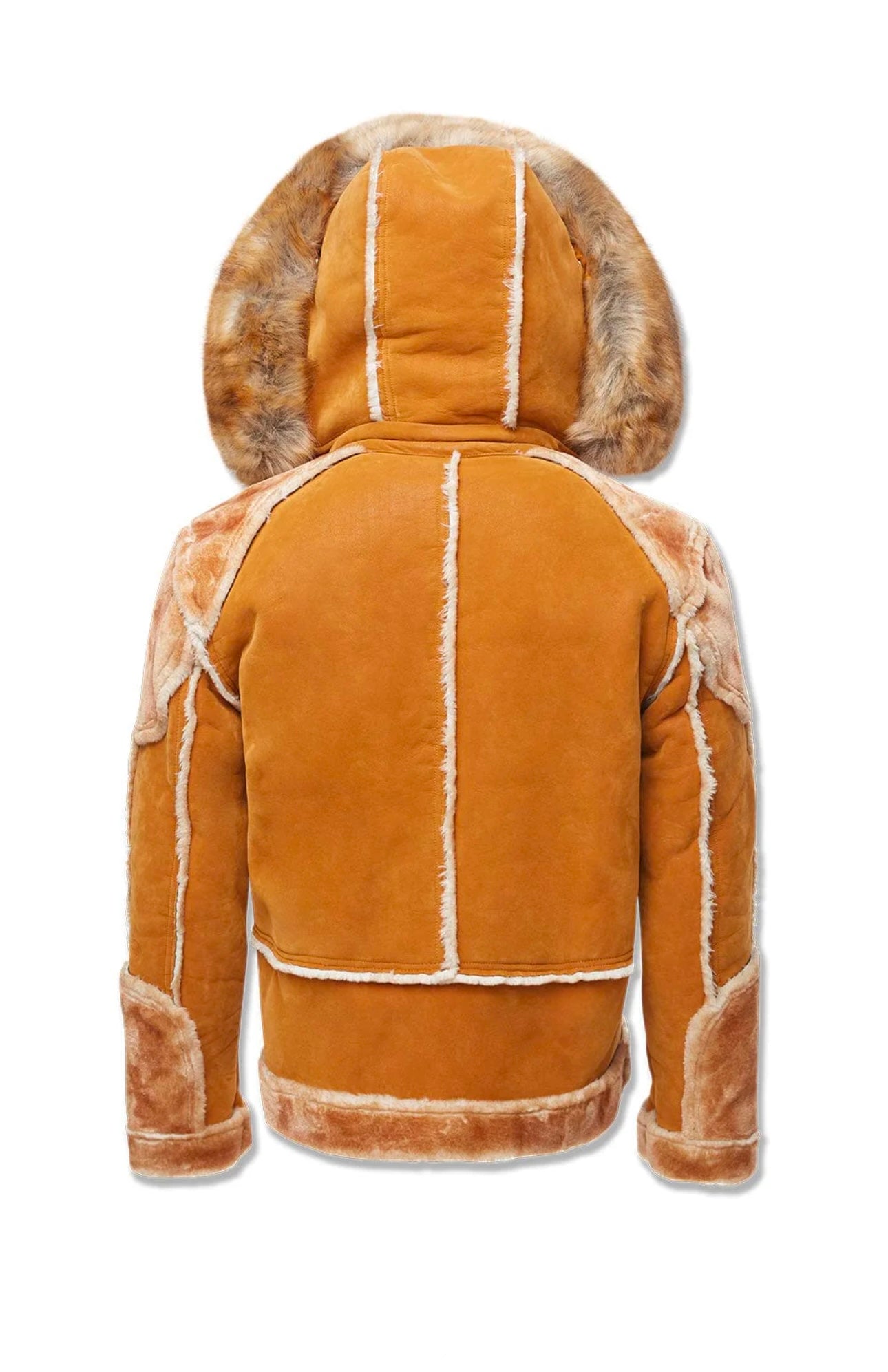 EL JEFE SHEARLING MOTO JACKET (COGNAC)