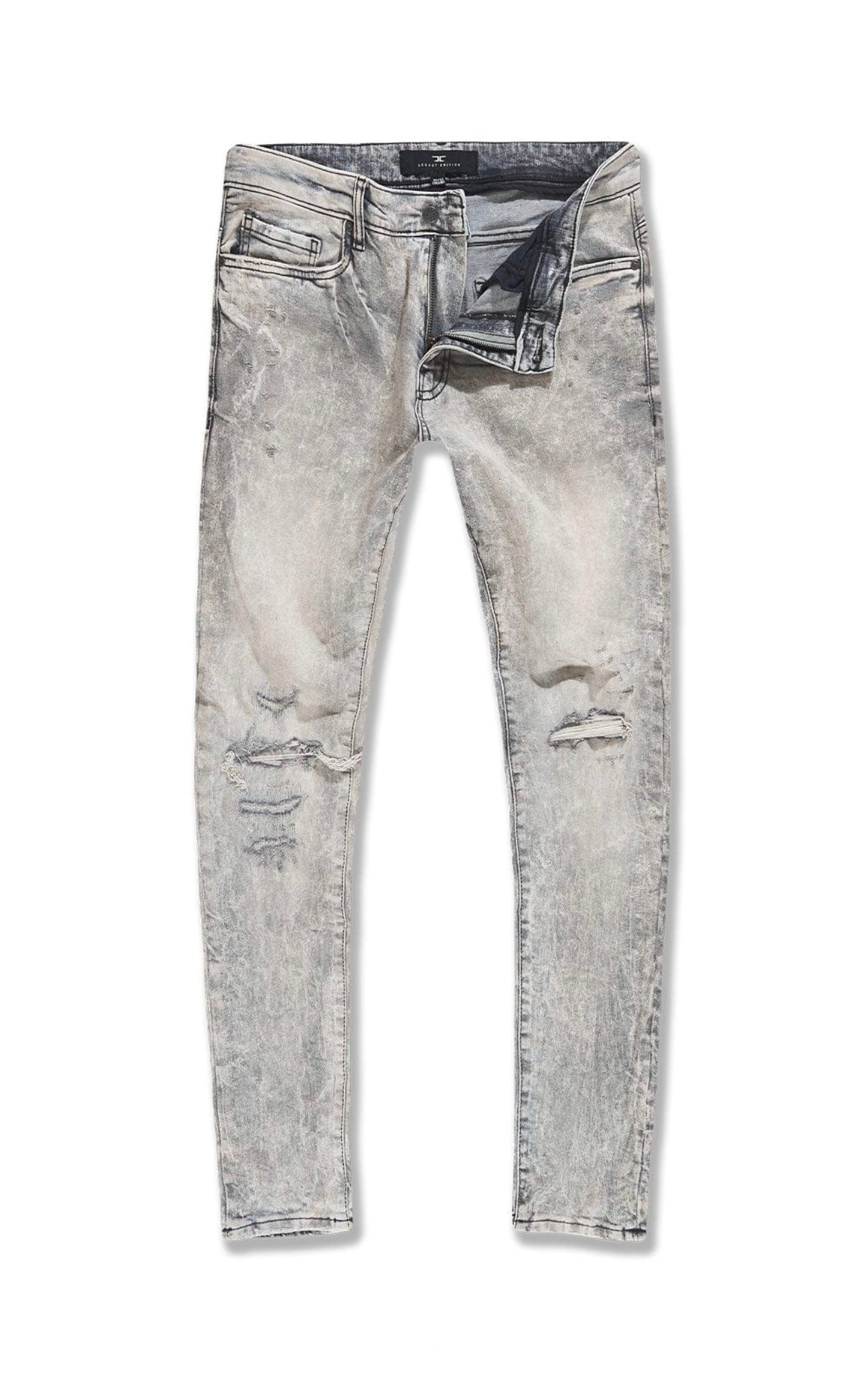 Sean - attitude denim (monochrome) Bone white