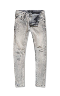 Sean - attitude denim (monochrome) Bone white