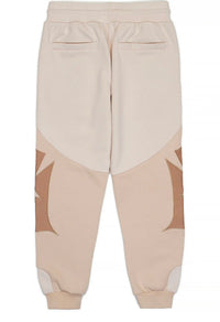 Mont Blanc Fleece Sweatpant With Contrast Panel And Applique Artwork