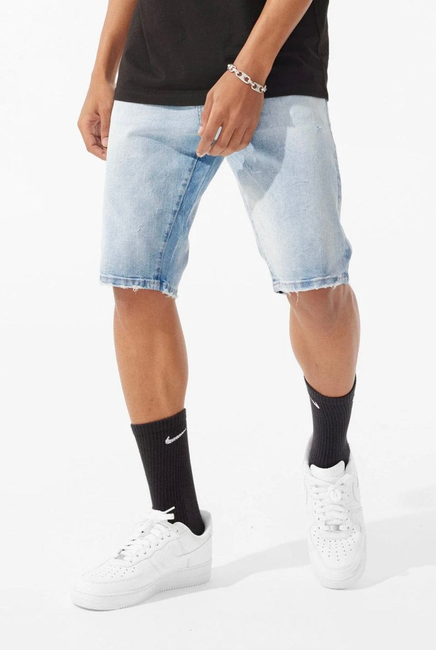 OG - MADISON DENIM SHORT (Sky Blue)